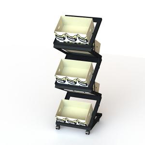Quality Convenience Store 5 tier Collapsible Food Display Stands wholesale