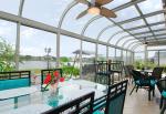 Modern Insulated Solarium Attached To House Family Guest Room