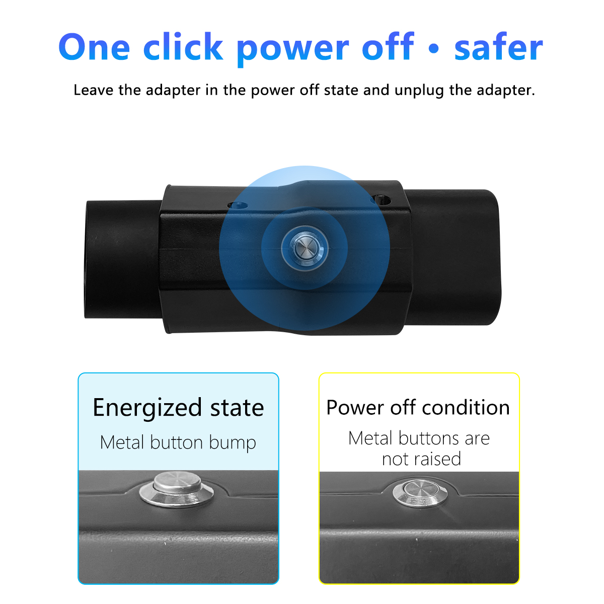 7kw Type2 to Type1/J1772 EV Connector 32A Charging Pile Converter 220V Gun Head Adapter Electric Vehicle Connector Solution