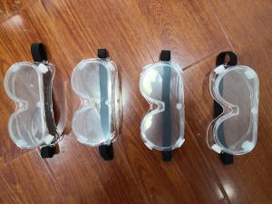 Quality Scratch Resistant Lab Safety Goggles , Transparent Anti Fog Safety Glasses wholesale