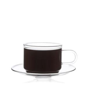 Quality Double Wall Insulated Glass Mugs 214ML For Cappuccino Espresso wholesale