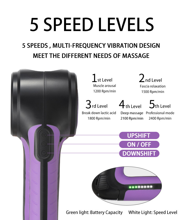 16mm Amplitude Handheld Massager Gun