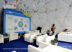 White 6m Geodesic Dome Tents Ball Shape For Conference