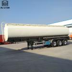 Carbon Steel 35000L Fuel Tanker Semi Trailer Large Capacity