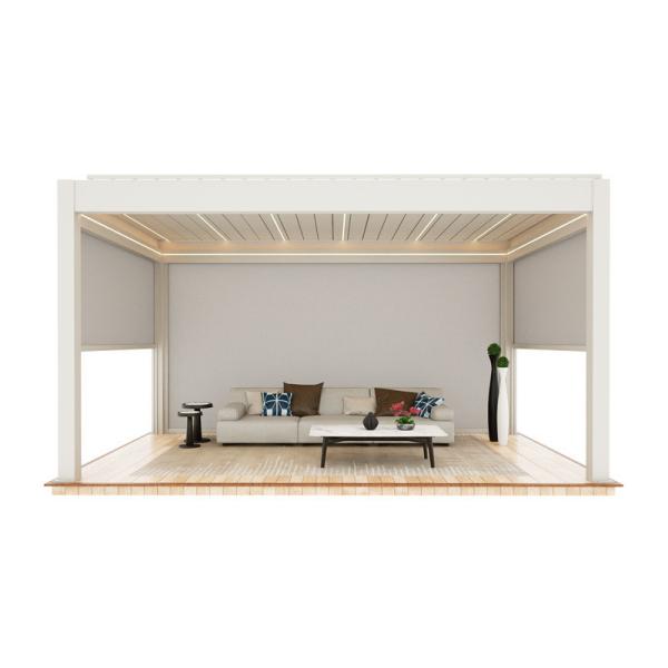 Outdoor aluminum alloy electric louver gazebo courtyard garden courtyard Home