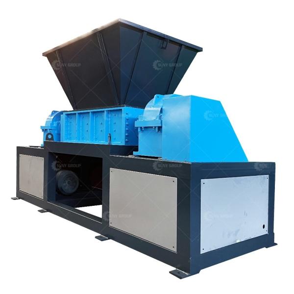 2300KG Double Shaft Tire Shredder for Scrap Tire Processing in Manufacturing