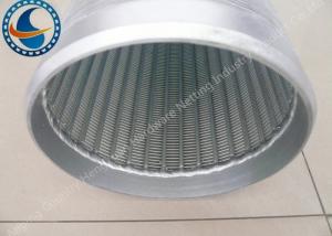 Quality Low Carbon Galvanized Water Well Screen Excellent Pressure Resistant Suppliers wholesale