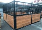 Powder Coated Horse Stall Panels , Portable Stall Doors For Horse Barns