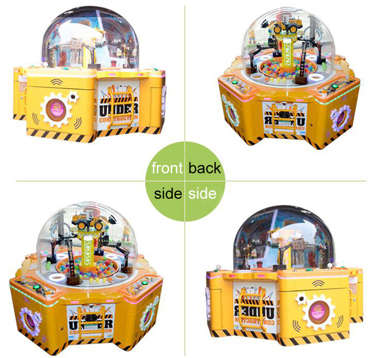 Family Toy Claw Crane Prize Game Machine Coin Operated For Kids 650W