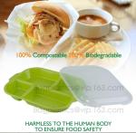 fast food boxes custom logo printing, Compostable plastic food container, eco