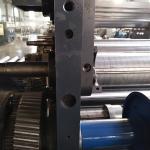 Cardboard chain feeding flexo printing slotting die cutting machine