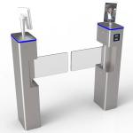 SUS304 Swing Barrier Turnstile Supermarket Entry Gates 0.2s