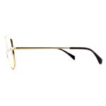 FM2569 Full Rim Optical Metal Frame Pilot Eyeshape Unisex Glasses Eyewear