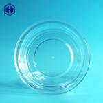 Transparent Leak Proof Plastic Jar Wide Mouth Round Plastic Canisters