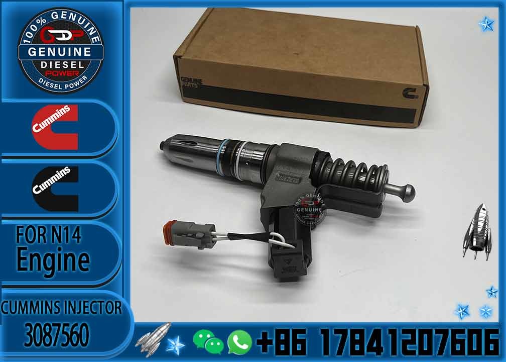 Factory OEM quality Brand New Diesel Common Rail Fuel Injector Assembly 4307516 3087560 4384360 for C ummins N14 engine