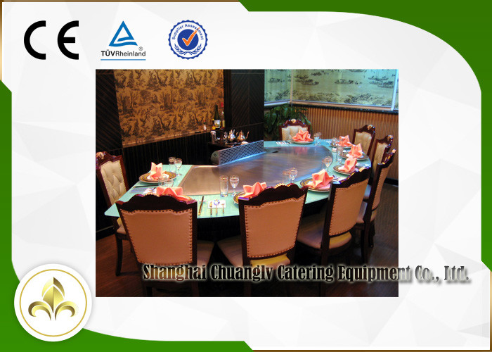 Restaurant Gas Teppanyaki Grill Table