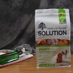 Quality Plastic Dog BRC Pet Food Packaging Bag Stand Up Pouch Flat Bottom Gusset Bags With Zipper wholesale