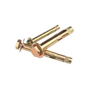 China Expansion Wedge Anchor Bolt Steel Grade 4.8 M6 M8 M10 M12 Hex Bolt Sleeve Expansion Anchor on sale