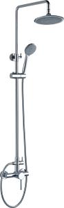 Quality Wall Mounted Single Handle Shower Faucet With ABS Hand Shower wholesale