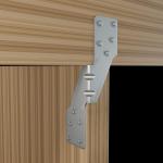 Galvanized Steel Strong Tie Brackets Heavy Duty Hurricane Tie for Metal Building