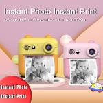 Instant Printing Mini Inkless Printer For Boys Girls 2inch Screen Personalized