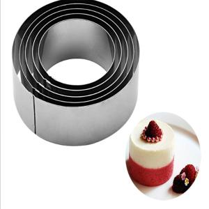 Quality Rk Bakeware China- 304 Stainless Steel Mousse Cake Ring wholesale