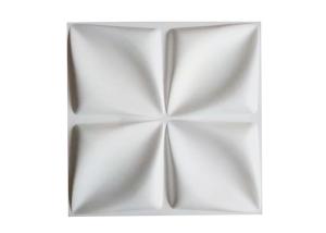 Quality 500x500mm Decorative 3D Wall Panels PVC Home Diamond Gold Wall Panel wholesale