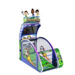 Metal Material Football Shooting Machine / Soccer Game Machine
