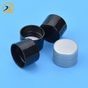 Quality Black PP 20mm Screw Cap , Non Spill Plastic Bottle Lid wholesale