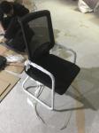 Stacking Metal And Leather Office Chair , Home Office Chairs Without Wheels