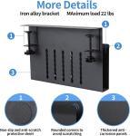 Desk Side Storage 1mm Thickness Under Steel Hanging Organizer for Office