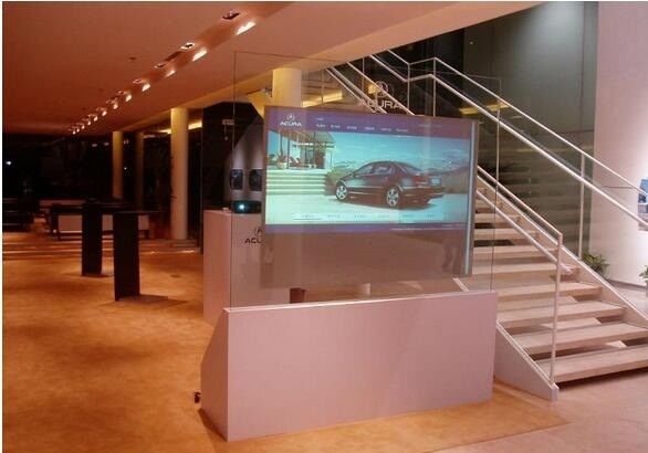 Durable transparent holographic rear projection film 3D Hologram Technology