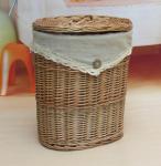 Wicker laundry basket willow laundry basket water cleaning round square