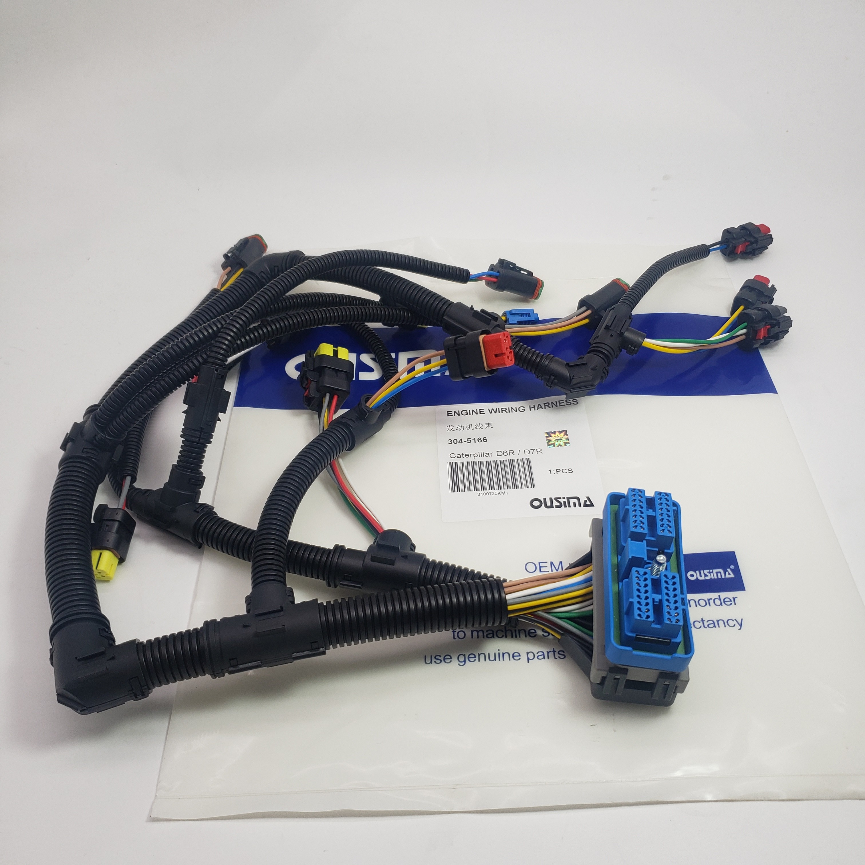 Excavator Wiring Harness 304-5166 /3045166 For Cat D6R D7R