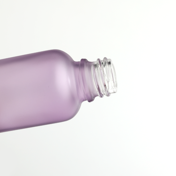 Colored 30ml 50ml Essential Oil Dropper Bottles glass Base aluminum Collar