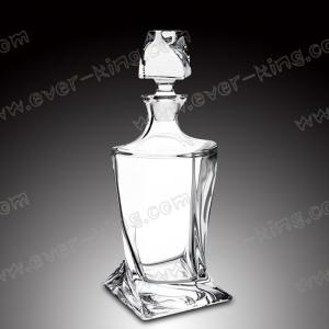 Quality Super Flint Crystal White 750ml Alcohol Container Glass wholesale