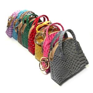 Quality OEM Personalised Leather Keychain , 9.5x10.5CM Mini Wallet Keychain wholesale