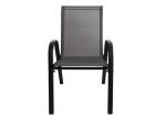 Portable Textilene Stacking Garden Chairs For Outdoor And Indoor