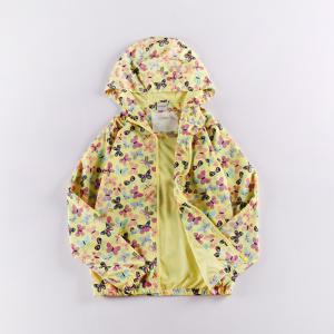 Quality Size 4 6 8 10 12 Girls Print Jacket With Leftover Design wholesale