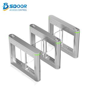 Quality Slim Width IP54 Swing Barrier Turnstile Speed Gate Face Recognition wholesale