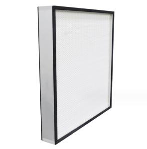 Quality H11/H13/H14 Mini Pleated Fiberglass HEPA Filter High Efficiency wholesale