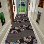 Super Geometric Style Large Commercial Floor Mat For Flower Entrance Corridor