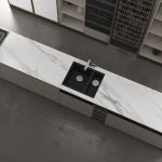 Polished Sintered Stone Tile Ink Wash Jiangnan For Calm And Serene Interior