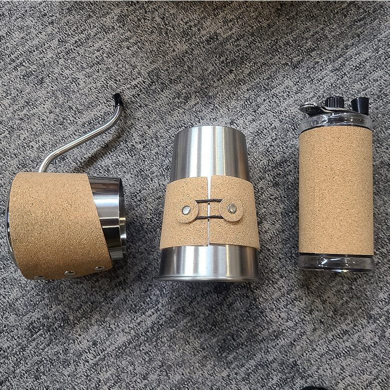 Stainless Steel Manual Coffee Grinder Set for Home Camping Morden Luxury Design Style