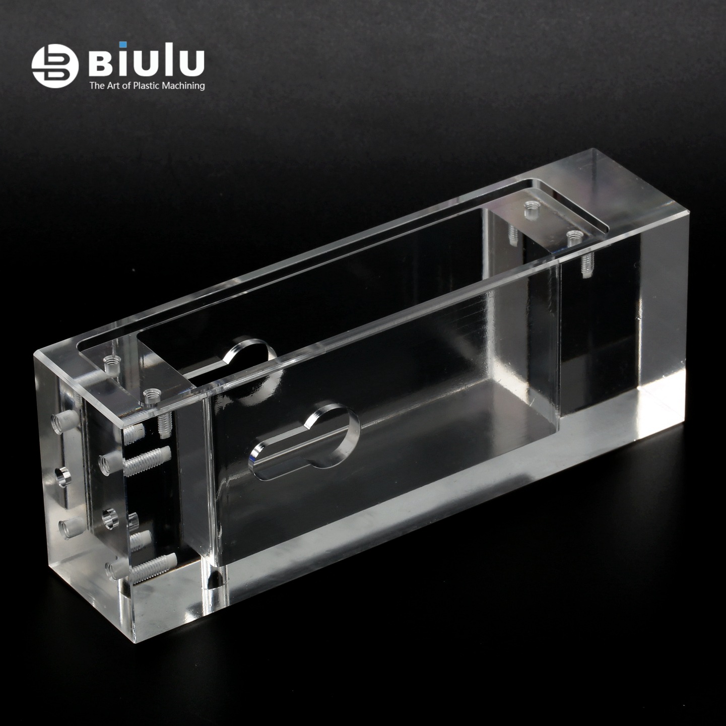 0.01mm Tolerance PMMA Machining Parts CNC Plastic Machining OEM / ODM