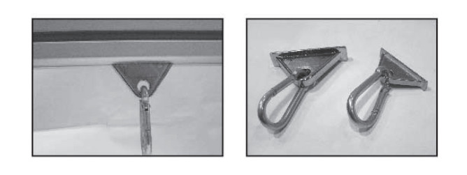 ISO9001 Sliding Nylon Hook Aluminium Profile Accessories
