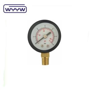 Quality Bottom 40mm 1.5' Argon Gas Pressure Gauge Plastic Material wholesale