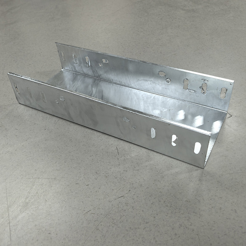 High Corrosion Resistance Galv Cable Tray Non Flammable Customized Bending Radius