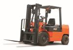 High Efficiency Counterbalance Forklift Truck 4 Ton Capacity 3m - 6m Lift Height