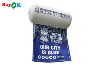 Quality Cylinder Flying Air Sealed Inflatable Helium Balloon With Banner wholesale